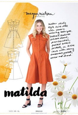 Megan Nielsen Matilda Dress MN2005 - Paper Pattern, Size XS-XL