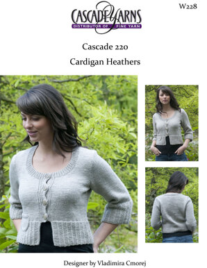Cardigan Heathers in Cascade 220 - W228