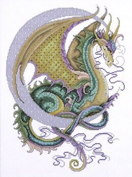 Design Works Celestial Dragon Cross Stitch Kit - 28cm x 38cm