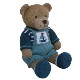 Sailboat Dungarees Outfit (Knit a Teddy)