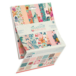 Papermania 6 x 6" Paper Pad (36pk) - Bluebirds & Roses