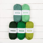 Bella Coco - Paintbox Yarns Simply DK 5er Farbset - Green