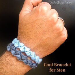 Cool Bracelet for Men Best Gift for Father’s Day - Crochet Pattern -