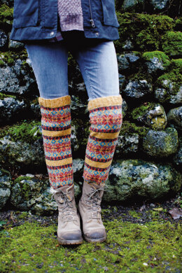 Skiddaw Boot Toppers in Rowan Valley Tweed - ZB254-00008 - Downloadable PDF