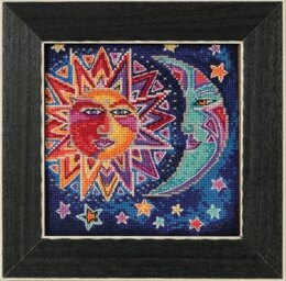 Mill Hill Sun & Moon Cross Stitch Kit - 13.97cm x 13.97cm