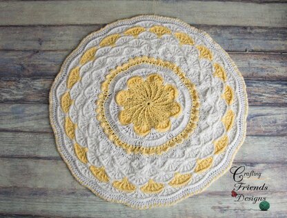 A Round The Flower Garden Afghan