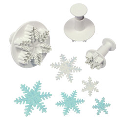 PME Snowflake Plunger Cutter Set 3