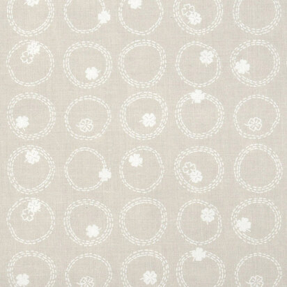 Figo Fabrics Lucky Charms - Light Taupe Clovers