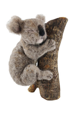 The Crafty Kit Company Sleepy Koala Needle Felting Kit - 190 x 290 x 94mm