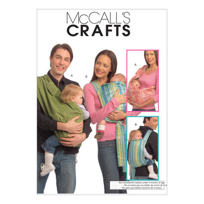 McCall's Baby Carriers M5678 - Paper Pattern Size One Size Only