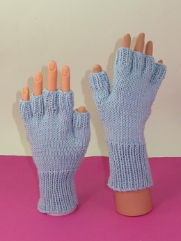 Simple Short Finger Gloves
