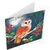 Crystal Art Barn Owl, 18x18cm Card Diamond Painting Kit