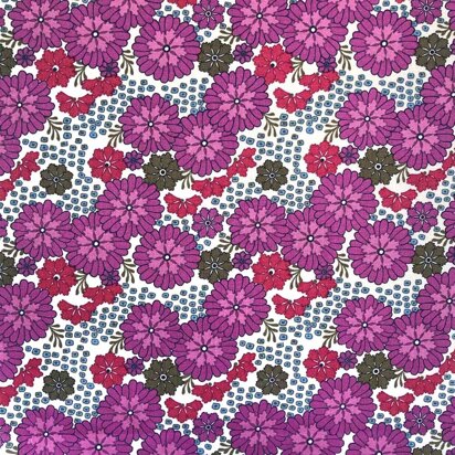 Craft Cotton Company Imagine - Large Floral Pink