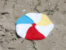 Beachball Dishcloth in Lily Sugar 'n Cream Solids
