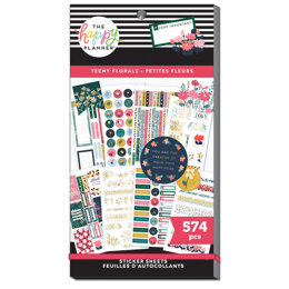 The Happy Planner Teeny Florals 30 Sheet Sticker Value Pack
