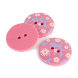 Floral Pattern Button