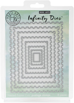 Hero Arts Infinity Dies - Nesting Postage Stamps