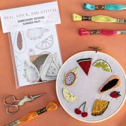 M Creative J Peel, Stick, and Stitch Summer Fruit - Leaflet