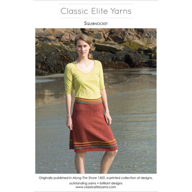Squibnocket Skirt in Classic Elite Yarns Chesapeake - Downloadable PDF