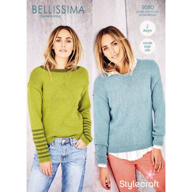 Sweaters in Stylecraft Bellissima - 9580 - Downloadable PDF