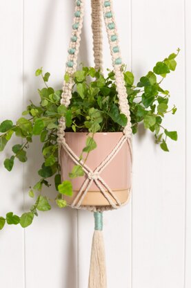 Wool Couture Two Sisters Plant Hanger Macrame Kit
