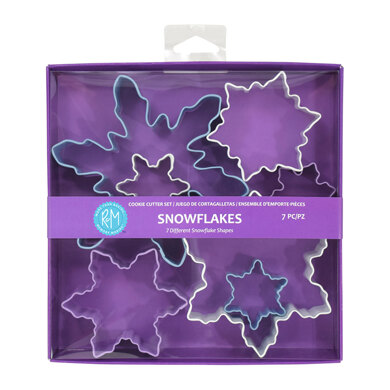 R&M Snowflake Cookie Cutters Set of 7