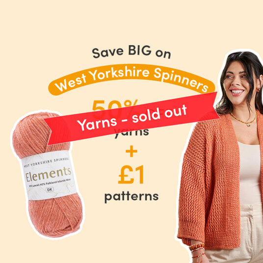 Patterns by West Yorkshire Spinners for £1 only!