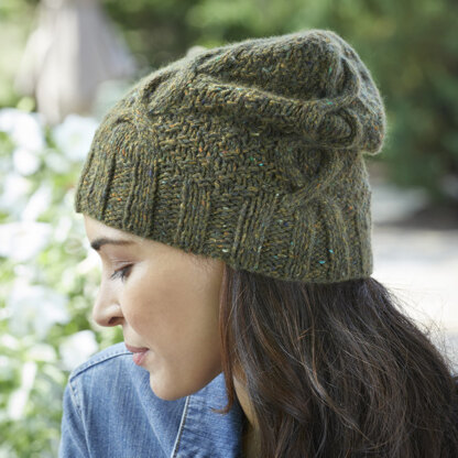 Cap Moss Hat in Valley Yarns Taconic - 063 - Downloadable PDF