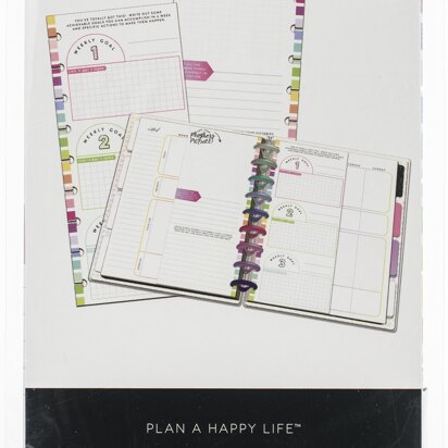 The Happy Planner Medium Half Sheet Fill Paper 60/Pkg - Fitness
