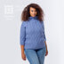 Melina Jumper - Sweater Knitting Pattern For Women in MillaMia Naturally Soft Merino by MillaMia