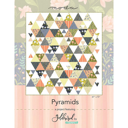 Moda Fabrics Pyramids Quilt - Downloadable PDF
