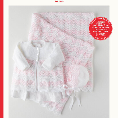 "Babies Coat, Bonnet & Blanket in Sirdar Snuggly 3 Ply - 5361 - Leaflet"