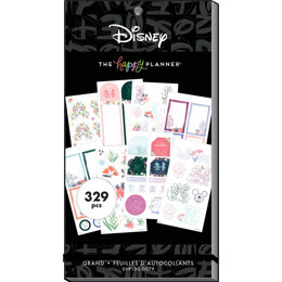 The Happy Planner Disney © Floral Mickey & Minnie Big 30 Sheet Sticker Value Pack