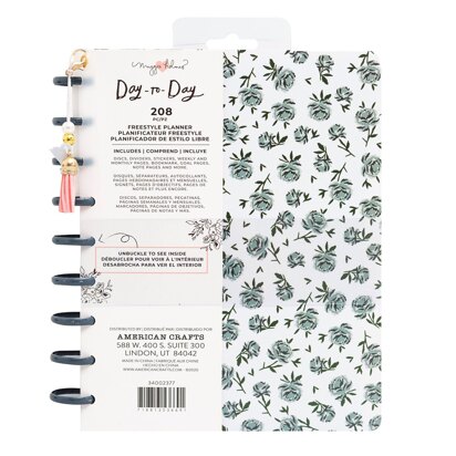 American Crafts Maggie Holmes - Day to Day Freestyle Blue Floral
