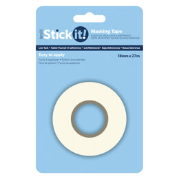 Stick It 27m Masking Tape Roll (18mm Width)