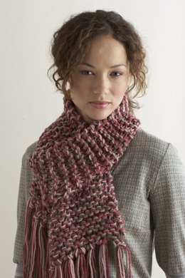 Knit 2 Hours Or Less Scarf in Lion Brand Vanna's Choice - 70489AD