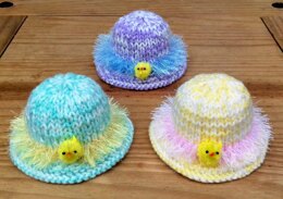 Feathery Easter Bonnets - Chocolate Orange Covers