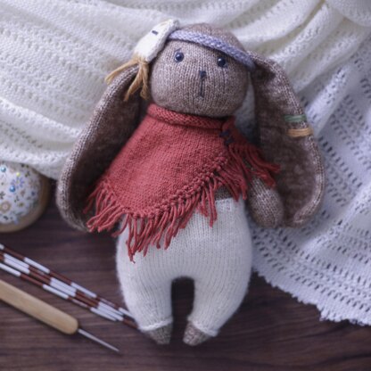 Bunny / rabbit knitting pattern -  Amie