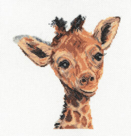 Creative World of Crafts Giraffe Cross Stitch Kit - 18cm x 21cm