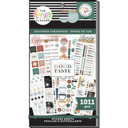 The Happy Planner Southern Farmhouse 30 Sheet Sticker Value Pack