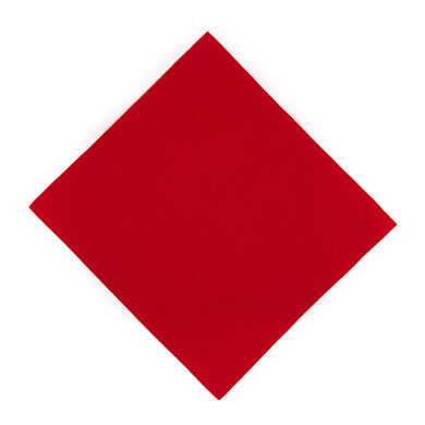 Groves Wollmischung Filz (30% Wolle) Rot (30 x 30 cm)