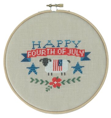 Tiny Modernist Happy Fourth of July - Leaflet