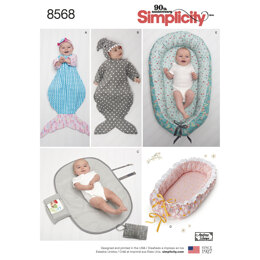 Simplicity 8568 Baby Accessories - Paper Pattern, Size OS (ONE SIZE)