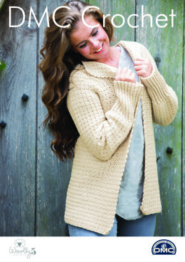 Slouchy Sunday Jacket in DMC Woolly 5 - 15414L/2 - Leaflet