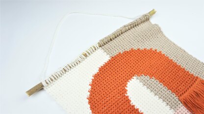 The Moon Gate Crochet Wall Hanging