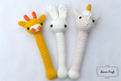 Baby Rattle crochet toy
