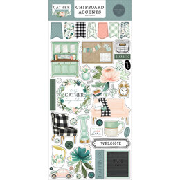 Carta Bella Paper Gather At Home 6X13 Chipboard Accents