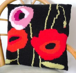 Poppy cushion