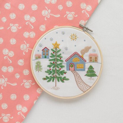 Mint & Make Home for the Holidays 6" Embroidery Kit