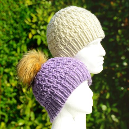 Easy Quick Knit Bobble Hat KPPS03